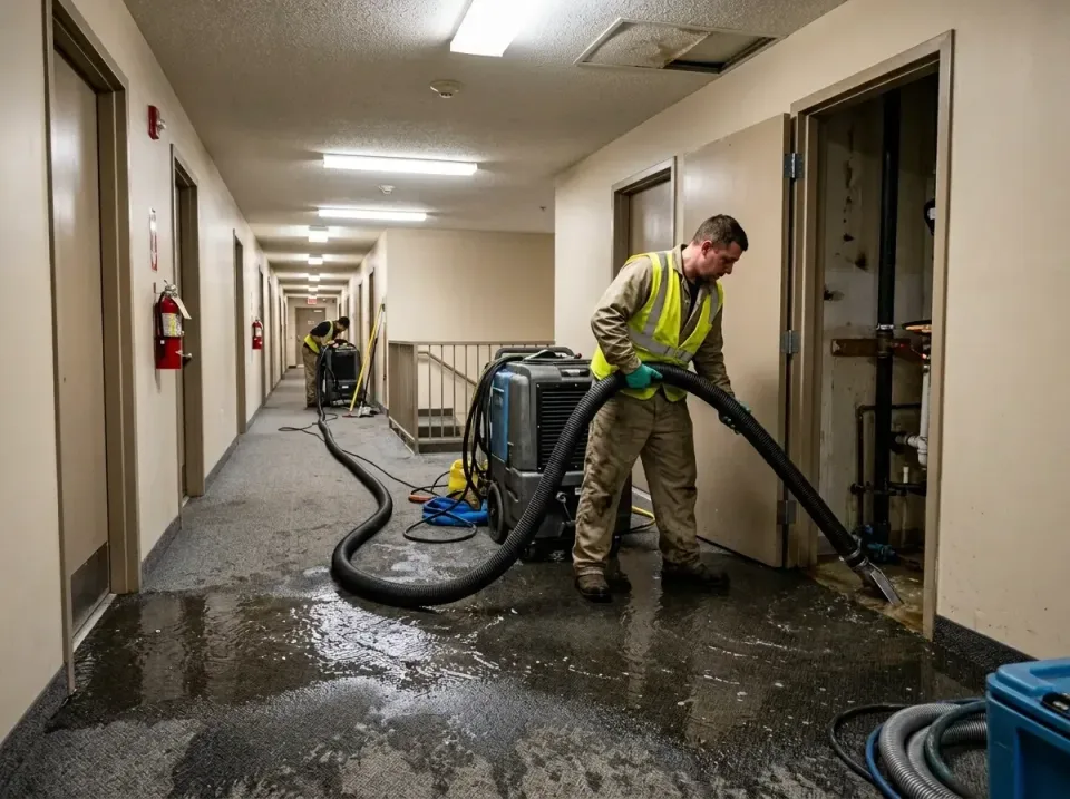 multi-unit-apartment-hallway-f-005 — frequently asked questions, Emergency Burst Pipe Water Extraction & Removal in Kentucky
